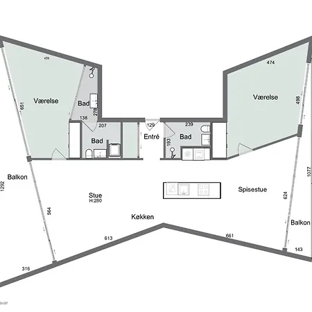 Luxury Penthouse In Class Islands Brygge